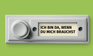 Klingel "Ich bin da, wenn du mich brauchst"